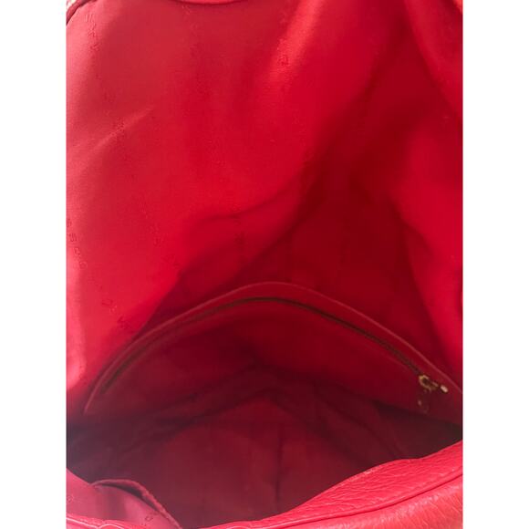 MARC BY MARC JACOBS Classic Q NATASHA Red Leather Crossbody Purse HandBag - Picture 5 of 5